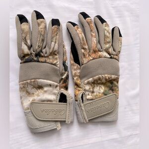 Cabela's hunting lightweight Gloves Adjustable cuff Stretchy Youth women size M